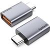 Syntech Adattatore USB C a USB (2 Pezzi), USB3.2 Gen 2 da 10 Gbps, Adattatore Type C Maschio a A 3.2 Femmina Compatibile con iPhone 17e 17 Pro Max/iPad/iMac/MacBook Pro e Dispositivi Thunderbolt 5/4