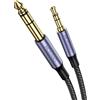 MOSWAG Cavo Jack 3.5 to Jack 6.3 TRS in Nylon Intrecciato 3M