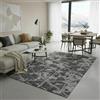 Jimri Tappeto a pelo corto, reversibile, per camera da letto e soggiorno, ingresso, corridoio, realizzato a macchina, morbido poliestere e cotone, a rombi turchesi, dimensioni: 75 x 150 cm