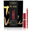 L'oreal Paris Mini Beauty Matte Red 2 Pezzi + Pochette