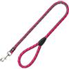 TRIXIE Guinzaglio per cani L-XL, 1,00 m Ø 18 mm in fucsia/grafite, guinzaglio corto per il cane con buon controllo, per cani grandi e molto grandi, 144211
