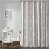 Lush Decor Bird on The Tree Tenda Doccia, 182,9 x 182,9 cm, Colore: Grigio/Blu