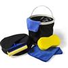 Set lavaggio auto, custodia in poliestere 600 D Lisbet personalizzate o neutre