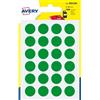 avery Etichette rotonde colorate AVERY verde Ø 15 mm (cfz 7 fogli) - PSA15V