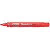 pentel Marcatore professionale permanente Pentel N50 punta conica 4,3 mm rosso N50-B
