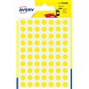 avery Etichette rotonde colorate AVERY giallo Ø 8 mm 7 fogli - PSA08J