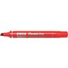 pentel Marcatore permanente Pentel N60 punta a scalpello 3,9-5,7 mm rosso N60-B