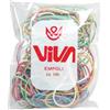 Viva Elastici ad anello - misure e colori assortiti - 100 gr - gomma - Viva