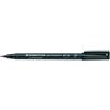 staedtler Penna a punta sintetica Staedtler Lumocolor permanent pen 318 F nero 318-9