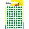 avery Etichette rotonde colorate AVERY verde Ø 8 mm 7 fogli - PSA08V