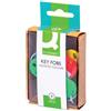 Q-Connect Targhette portachiavi Q-Connect 9x5,8 cm plastica colori assortiti conf. da 6 - KF02036