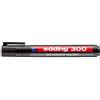 edding Marcatore permanente edding 300 punta conica 1,5-3 mm nero 4-300001
