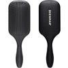 Denman Tangle Tamer Ultra (Black) Detangling Paddle Brush For Curly Hair And Black Natural Hair - use with both Wet & Dry Hair, D90L