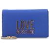 MOSCHINO Borsa donna Love tracolla in ecopelle blu B24MO62 JC4127 Piccola