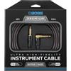 BOSS Cavo per Strumenti ad Altissima-Fedeltà BOSS BIC-P18A - 18ft / 5.5m- Spine da 1/4 Dritta e ad Angolo Retto con Connettori Placcati in Oro 24K - Per un suono superiore dalla vostra chitarra o basso