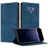 TOUCASA Custodia per Samsung Galaxy Note 9, Flip Custodia Portafoglio in Pelle, con Funzione Stand Chiusura Magnetica Slot per Schede Custodia per Samsung Note 9 - Blu