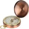 Yosoo Health Gear Bussola Tascabile in Ottone per Esterni Bussola per Cuscinetti Portatile in Bronzo Vintage con Bussola per Orologio da Tasca con Apertura Automatica del Coperchio, Caccia Alla