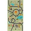 the carpet Happy Life - Tappeto da gioco per bambini, lavabile