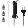 Weytoll Pompa Dissaldante Elettrica Weytoll Penna Ventosa Elettrica Palmare Electric Solder Tin Sucker Va-cuum Soldering BBT-680 (Nero)