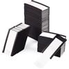 LLPT 50 Pezzi Etichette Magnetiche Etichette Magnetiche Scrivibili Con Pellicola Protettiva in Plastica Trasparente 25MM X 50MM per Scaffali Metallici Armadietti e Lavagne Bianche (MH2150)