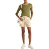 United Colors of Benetton Bermuda 4CDR592G4 Pantaloncini, Beige Chiaro 152, 42 Donna
