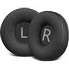 SOULWIT Cuscinetti auricolari da 60 mm di ricambio per Plantronics HW510/HW520, Audio 310/345/476/628, Poly Blackwire C210/C220/C310/C320/C325/C3200/C3210/C3220/C3225, con tessuto a rete durevole