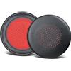 SOULWIT Cuscinetti Coprire Ricambio per Plantronics Voyager Focus UC B825/1&2 UC, Voyager 4210/4220, per Poly BlackWire 5200/C5200/5210/C5210/C5220/7225, Backbeat Sense