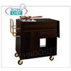 Forcar - CARRELLO FLAMBE' colore CARBON, 1 Fuoco, mod. CF1200W