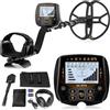 Hazlewolke 33CM Metal Detector professionale con bobina di ricerca impermeabile a doppia D di grandi dimensioni da 33CM, alta sensibilità, rivelatore d'oro con display LCD retroilluminato