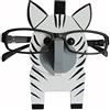 MAGIC WOOD Divertente supporto per occhiali in legno intagliato a mano, supporto per occhiali da sole e portaocchiali da sole, regalo per bambini, scrivania, ufficio di casa (zebra)