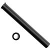 OPERMAXER Tubo sommergibile in ottone, lunghezza extra 400 mm, per sifone universale, prolunga tubo 1 1/4 x 32 mm, tubo di regolazione con guarnizioni, nero opaco