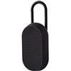 Lexon MINO T - Altoparlante Bluetooth® impermeabile con moschettone (Nero)