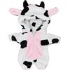 zalati Mini pigiama per bambole da 16 cm (6,3) - Camicia da notte in morbido peluche a forma di mucca da latte - NON compatibile (17-18 cm)