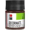 Marabu Decor Matt Mittelbraun 50 ML