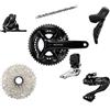 Shimano Guarnitura Shimano 105 fc-r7100 50x34t 2x12v. 175mm nero