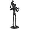 Sziqiqi Regali di Papà da Parte Della Figlia - Figurina in Ferro di Papà Figlia Scultura D'amore Padre Figlia per la Festa Matrimonio Natale Regali Memoria Statua per Nuovo Papà Patrigno Figlio Marito