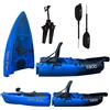 Big Mama Kayak Kayak divisibile a pedali con pinne BIG MAMA START S300 colore blu