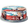 Philips Confezione DVD+R Philips 8,5GB 25pcs spindel printable 8x double [DR8I8B25F/00]