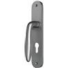 DT 2000, 805371, 805 371 a metà con maniglia, in alluminio, con maniglia, finitura in acciaio inox