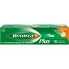BAYER Berocca Plus Integratore Vitamine Minerali Per Energia, Concentrazione, Memoria 15 Cpr Effervescenti