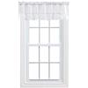 Ellis Curtain Stacey Mantovana con Volant, Poliestere, Bianco, 54 x 13