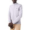 Lacoste Sh9622 Felpa con Zip Regolare Fit, Argento dalla Cina, XXXL Uomo