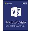 Microsoft VISIO 2019 PROFESSIONAL ACTIVATION KEY - ( 05 PC) - Licenza A Vita