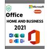 MICROSOFT OFFICE 2021 HOME & BUSINESS (MAC) - Licenza A Vita