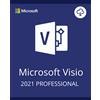 Microsoft VISIO PROFESSIONAL 2021 ACTIVATION KEY - (PC) - Licenza A Vita
