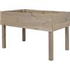 Siena Garden Aiuola Fioriera Rialzata Maxi grigio pino FSC 100% 119 x 75 x 79 cm