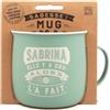 Mug Nomade - Tazza da tè e caffè personalizzata Sabrina - Regalo per donna