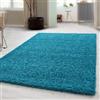 Carpetsale24 Shaggy Tappeto Salotto Moderno 240 x 340 cm Turchese - Tappeto per scendiletto Camera da Letto, Cucina y Soggiorno - Tappeto Fluffy y Morbido, Monocromatico, facile manutenzione