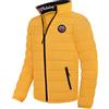 Nebulus Giacca da uomo TAMMES, calda giacca outdoor, pratica e versatile giacca invernale, giallo., XL