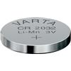 Varta CR2032 Litio 3 V Non Ricaricabile Batteria - Batterie Non Ricaricabili (Litio, 3 V, 230 mAh, Silver, 20 mm, 20 mm)
